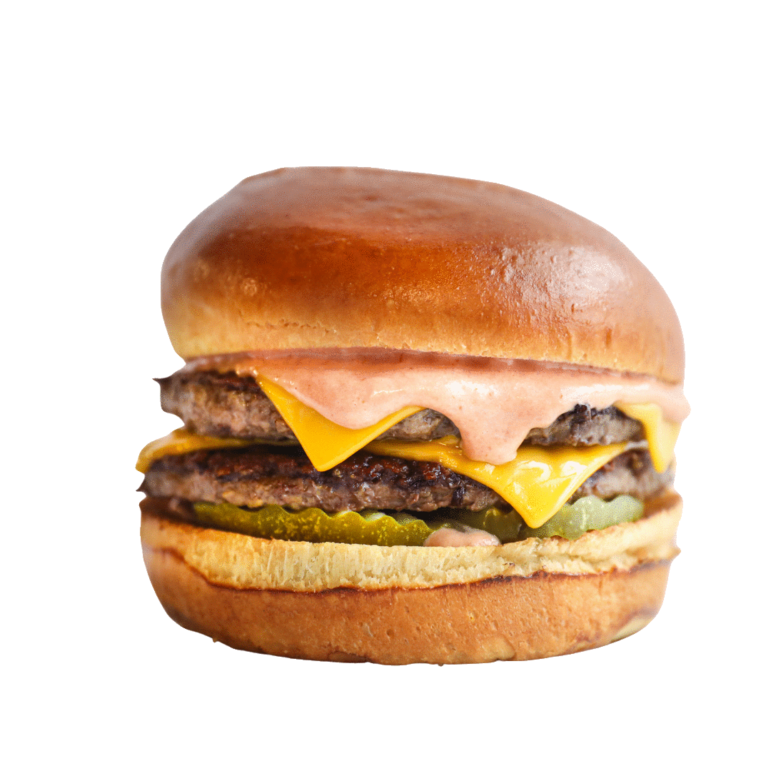 orbiting juicy burger