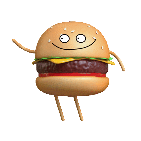 orbiting dancing burger